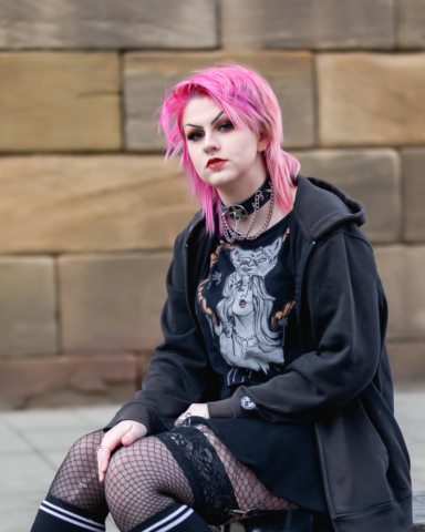 Girl Goth Model